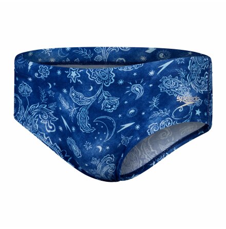 Allover Brief 13.5 cm Blue/blue